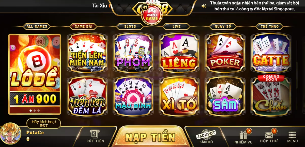 Go88 Live với vô số game phong phú cho người chơi