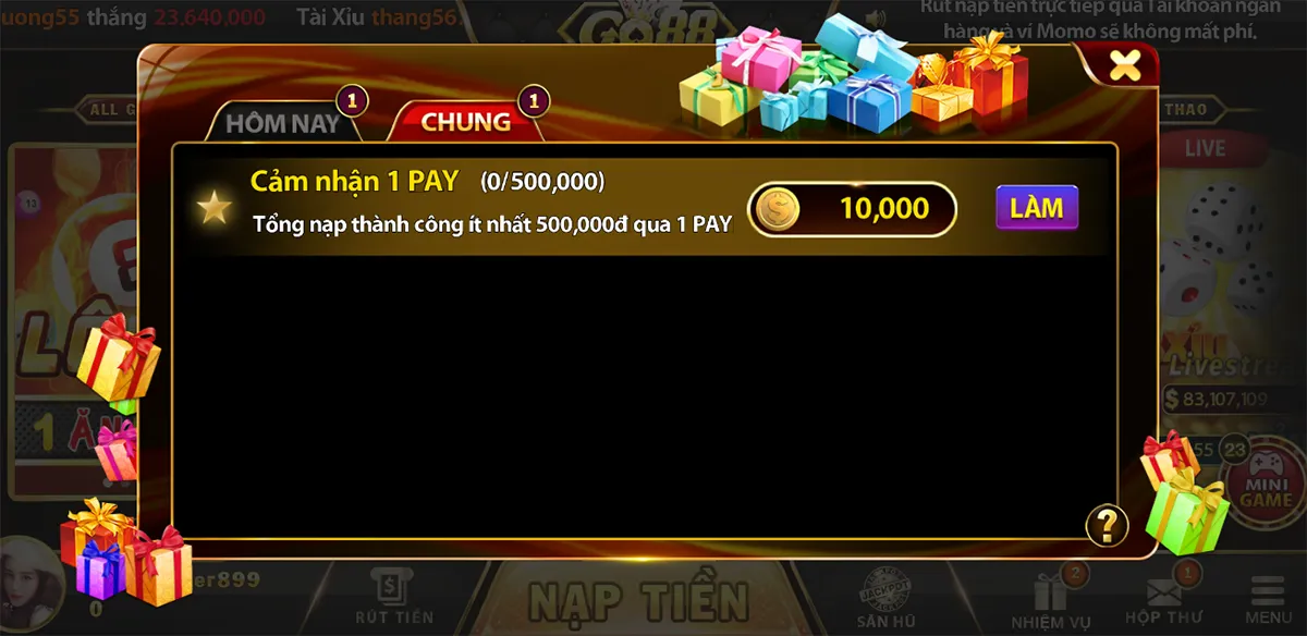 Khuyến mãi khủng có tại Link tải Go88