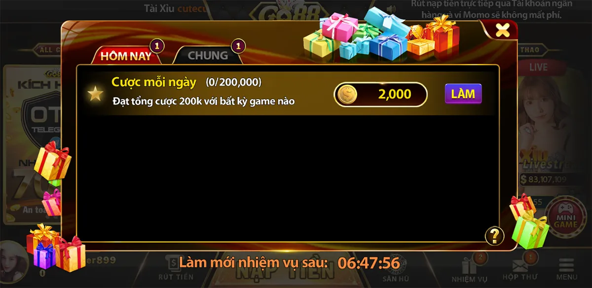 Khuyến mãi khủng có tại Link tải Go88