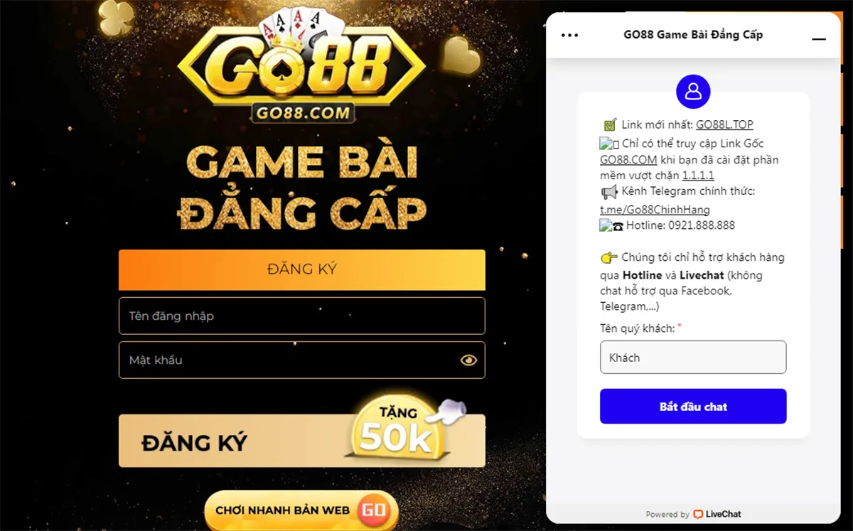 GO88 hỗ trợ khách hàng tận tâm bằng sự chuyên nghiệp