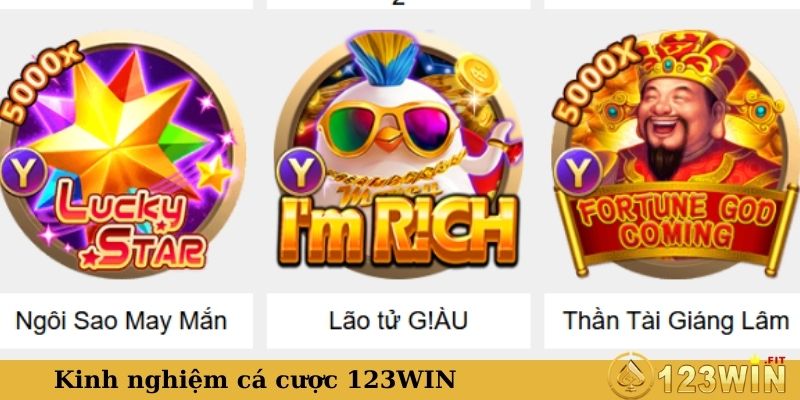 Bật mí bí quyết chơi cá cược 123WIN hiệu quả