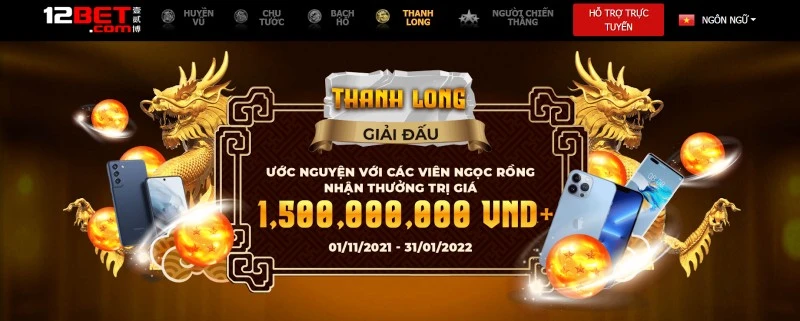 Các chương trình được 12Bet tổ chức