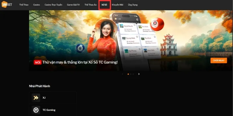 Dự đoán xổ số địa phương Việt Nam trực tuyến ngay trên 188Bet