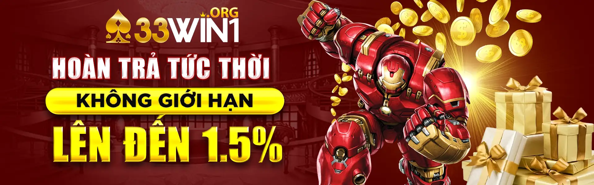 banner hoàn trả 33win