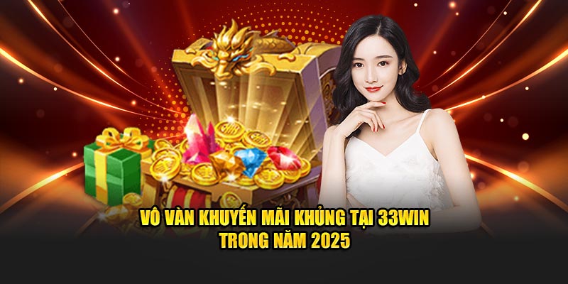 Vô vàn khuyến mãi khủng tại 33Win trong năm 2025