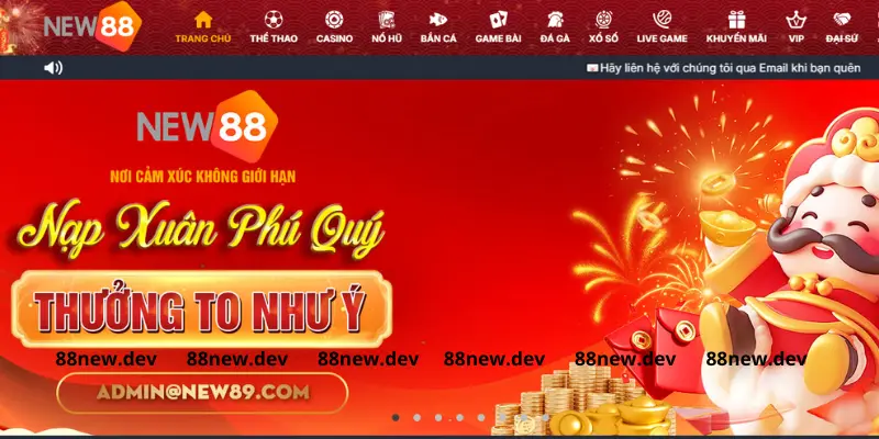 New88 trang cá cược trực tuyến uy tín nhất 2025