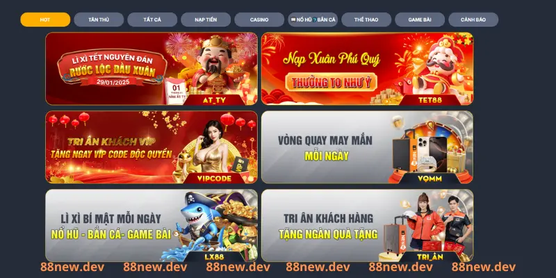 New 88 mang tới nhiều chương trình khuyến mãi cực khủng