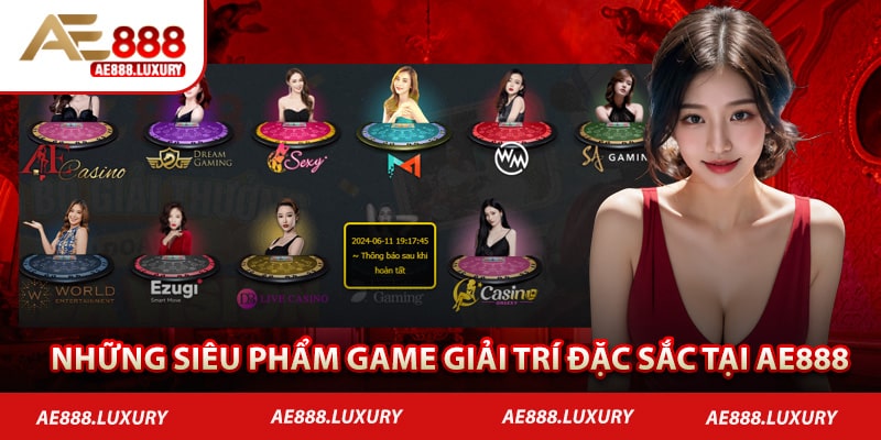 Những siêu phẩm game hấp dẫn tại AE888