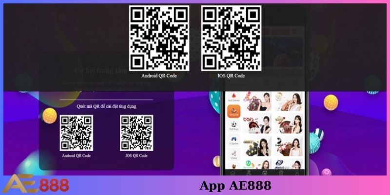 App AE888 điện thoại di động tiện lợi