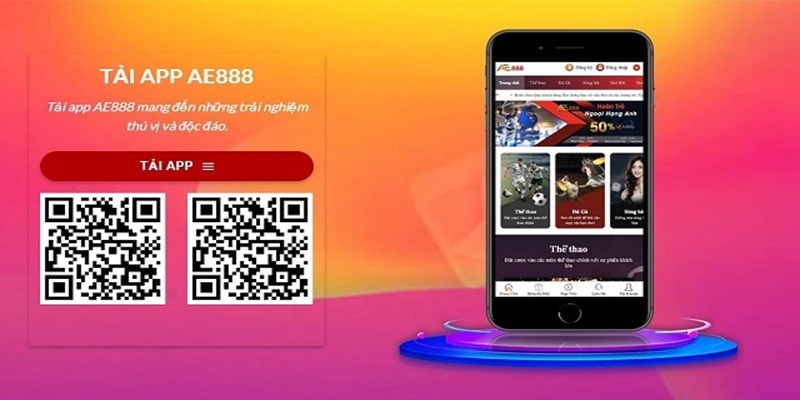 Quá trình tải app AE888 nhanh chóng 