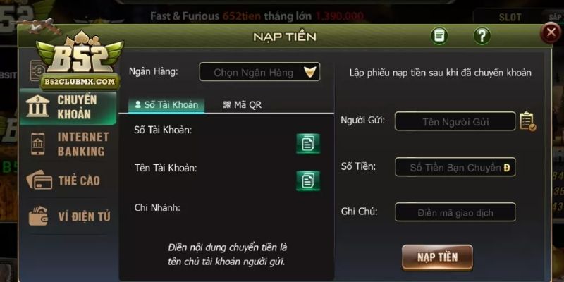 Người chơi cần đáp ứng đầy đủ 3 điều kiện nạp tiền b52club Người chơi cần đáp ứng đầy đủ 3 điều kiện nạp tiền b52club
