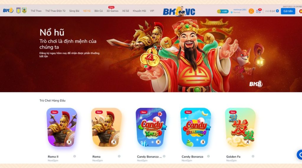 Nổ Hũ Bk8 – Game Slot Đông Người Chơi Nhất Hiện Nay 6 - BK8 VC Nổ hũ BK8- chơi ngay liền tay