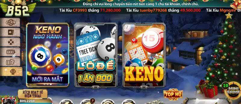 game xổ số cực hot chỉ có trong B52 Club