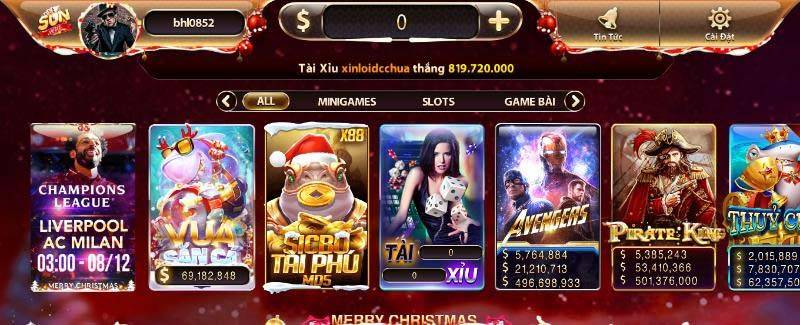 giao diện bắt mắt, sắc nét là lợi thế của cổng game sunwin