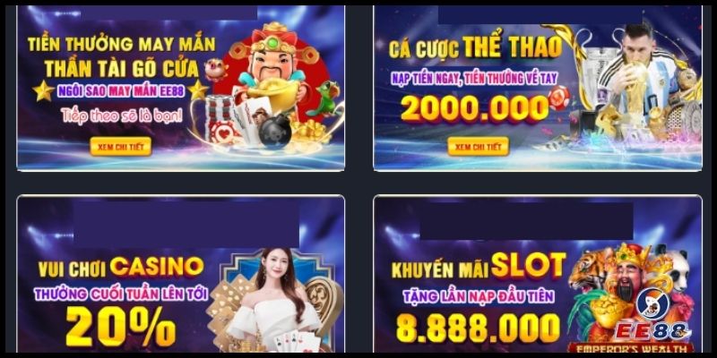 chương trình khuyến mãi ee88