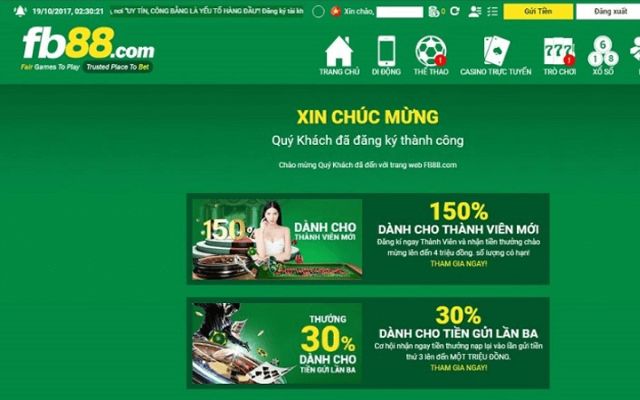 Rủt tiền từ tài khoản FB88 nhanh gọn nhất
