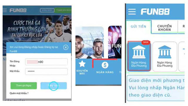 Nạp tiền Fun88