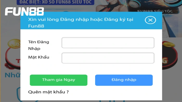 Đăng nhập tài khoản 4 Một số thắc mắc khi đăng nhập Fun88