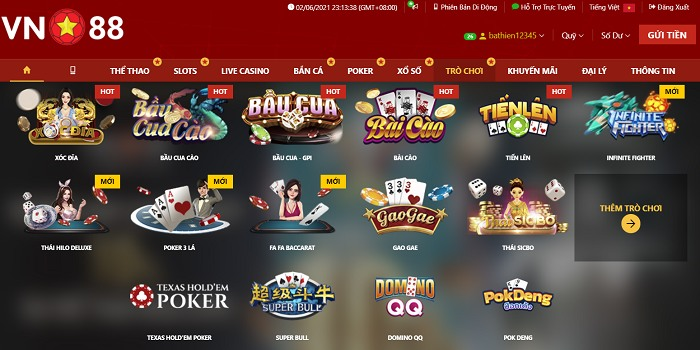 game bai doi thuong vn88
