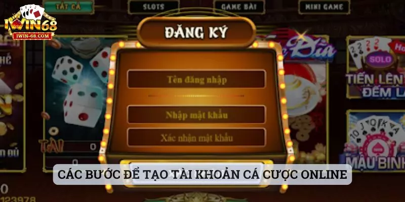 Trang chủ 25 Các bước để tạo tài khoản cá cược online