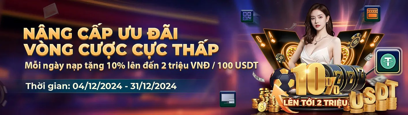 K8 Khuyến Mãi Cược Nâng Cấp Ưu Đãi Vòng Cược Cực Thấp
