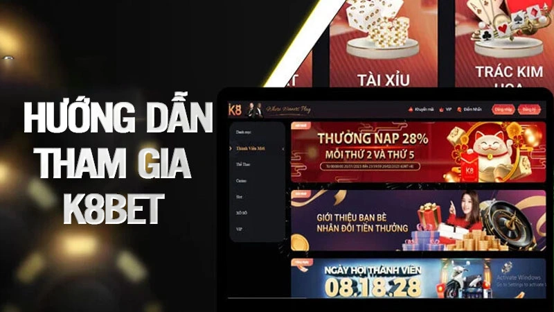 Trang chủ 6 Hướng dẫn tham gia cá cược nhanh chóng tại nhà cái K8