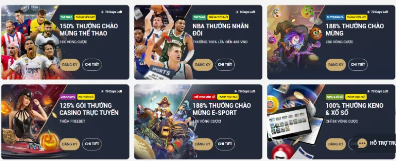 Khuyến mãi thành viên mới M88