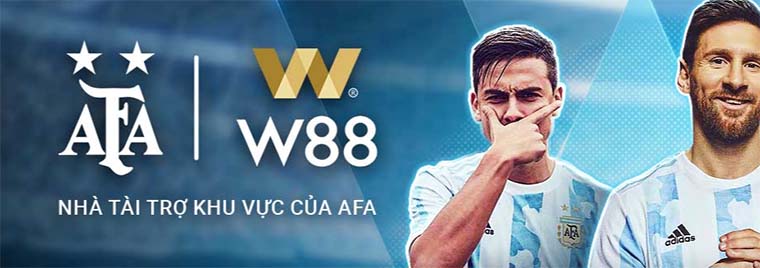 W88 trở thành nhà tài trợ cho Argentina tại World Cup