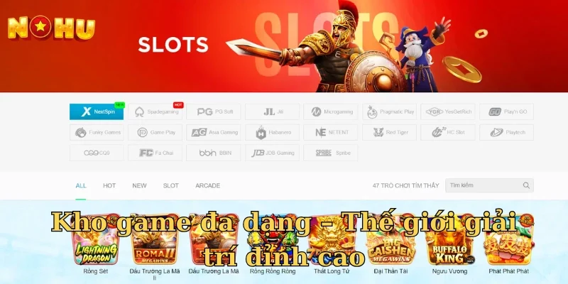 Kho game đa dạng – Thế giới giải trí đỉnh cao