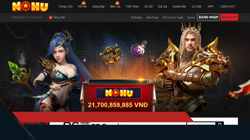 Sảnh Nổ hũ - Cơ hội nhận thưởng cao Sảnh Nổ hũ - Cơ hội nhận thưởng cao