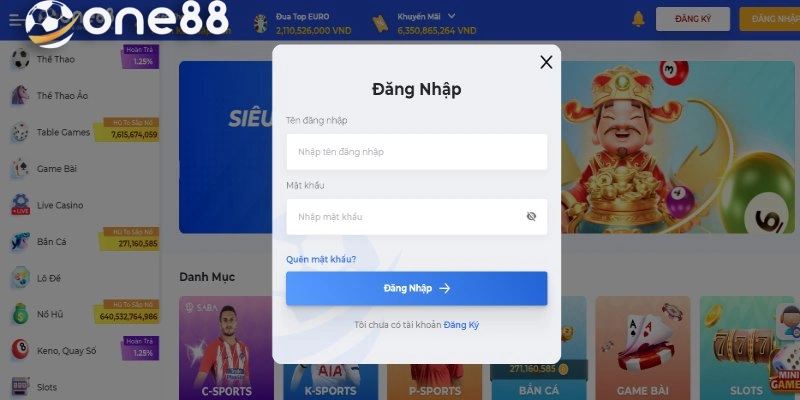 5 bước đăng nhập one88 nhanh nhất cho tân thủ