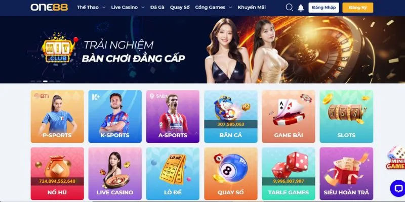 Hệ thống giao diện luôn thu hút người chơi
