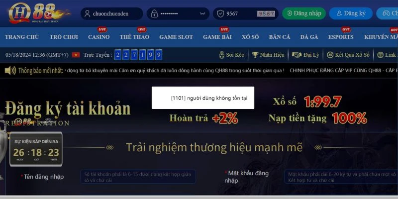 Tình huống cần liên hệ QH88