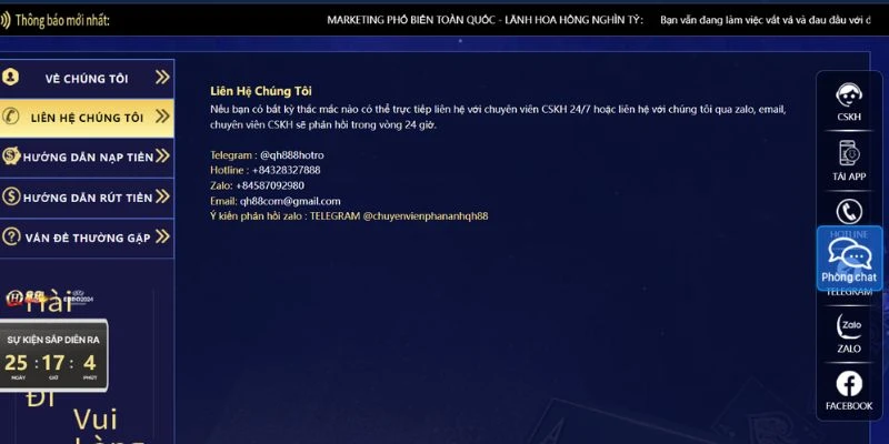 Trải nghiệm dịch vụ với nhiều hình thức