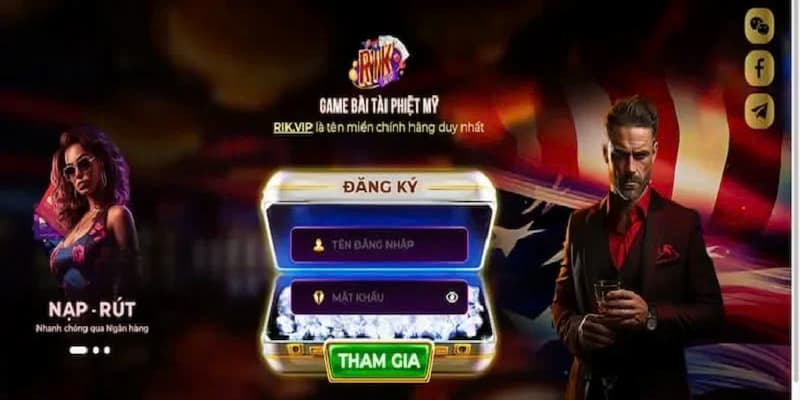 Các bước tham gia công game Rikvip