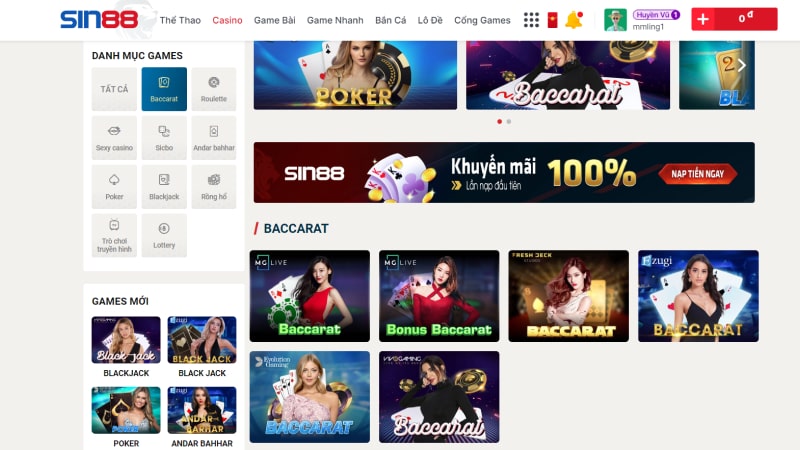 Baccarat EVO cực cuốn