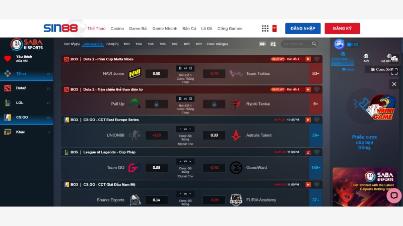 ESports siêu hấp dẫn
