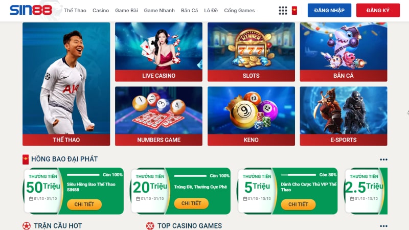 Link SIN88 mới nhất