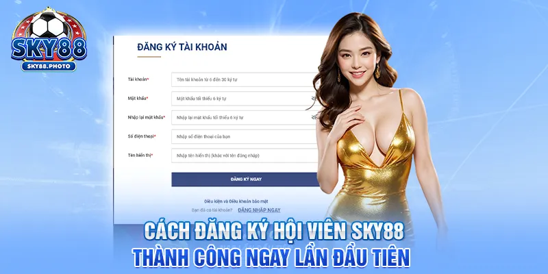 Cách đăng ký hội viên SKY88 thành công ngay lần đầu tiên