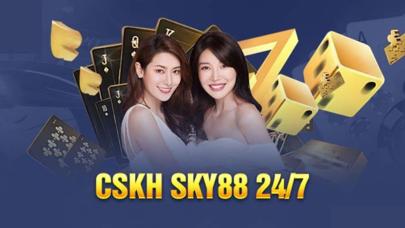 Đội ngũ CSKH 24/7 tại Sky88