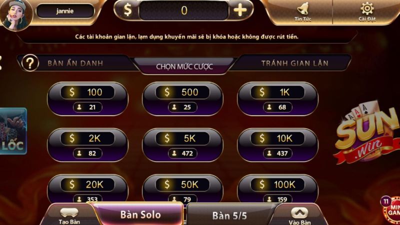 Cổng Trò Chơi Sâm Lốc Online Sunwin Uy Tín và Hấp Dẫn