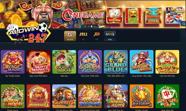 Slot game với nhiều chủ đề hấp dẫn