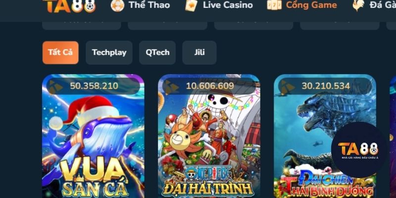 Kho game nhà cái đồ sộ và chất lượng