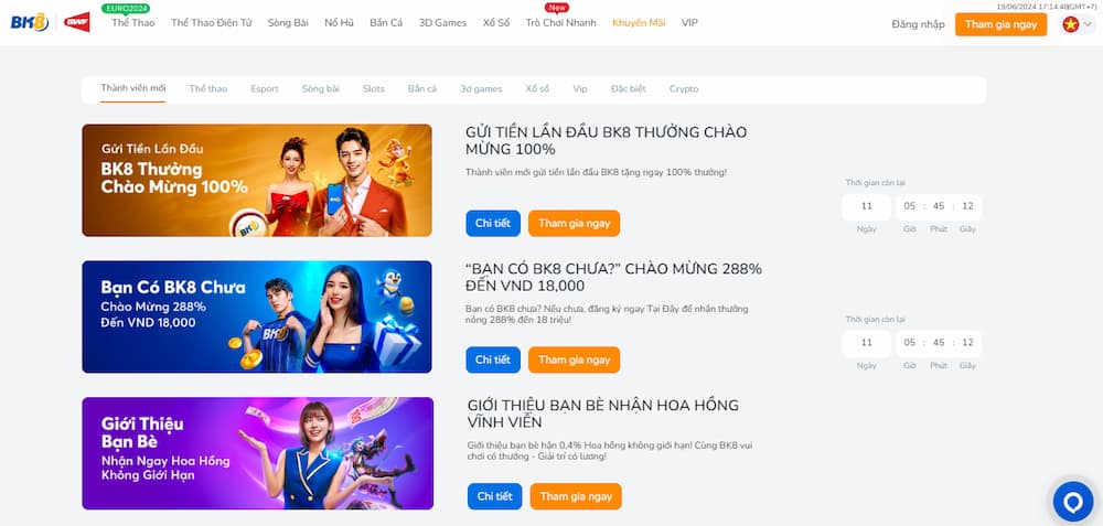 Nhiều khuyến mãi hấp dẫn