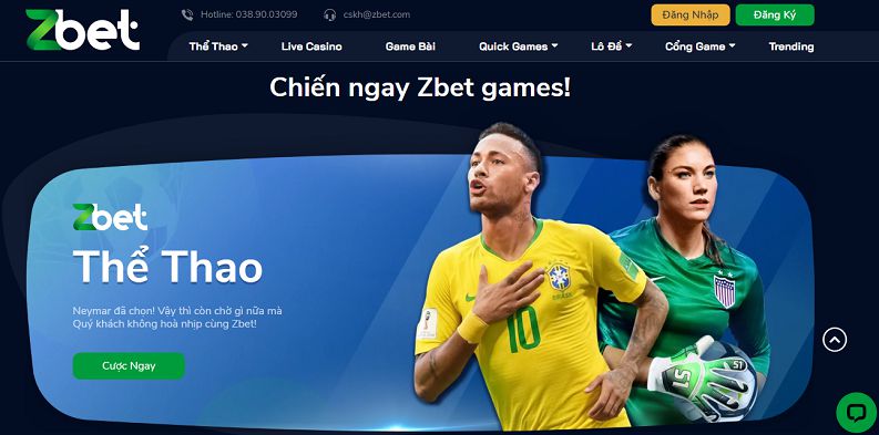 giới thiệu trang cá độ zbet
