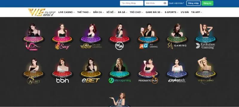 Sảnh Live Casino