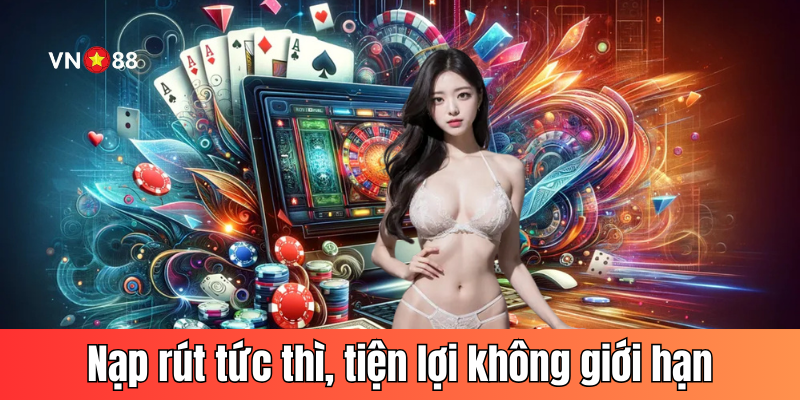 Nạp rút tức thì, tiện lợi không giới hạn
