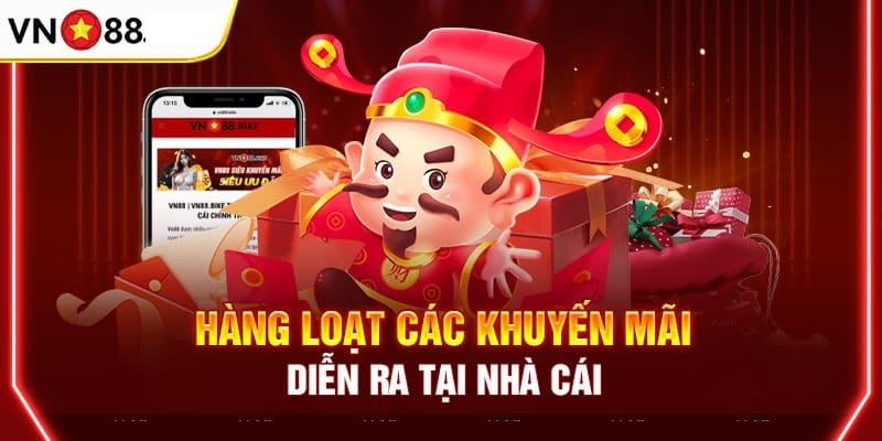 Nhiều chương trình khuyến mãi háp dẫn cho người chơi tại nhà cái VN88.