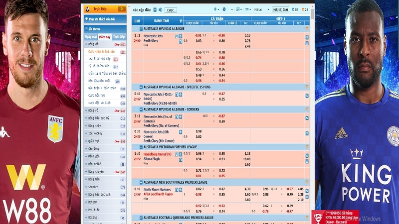 Cá cược thể thao W88b