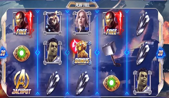 Biểu tượng Wild đặc biệt trong Avengers Zowin 